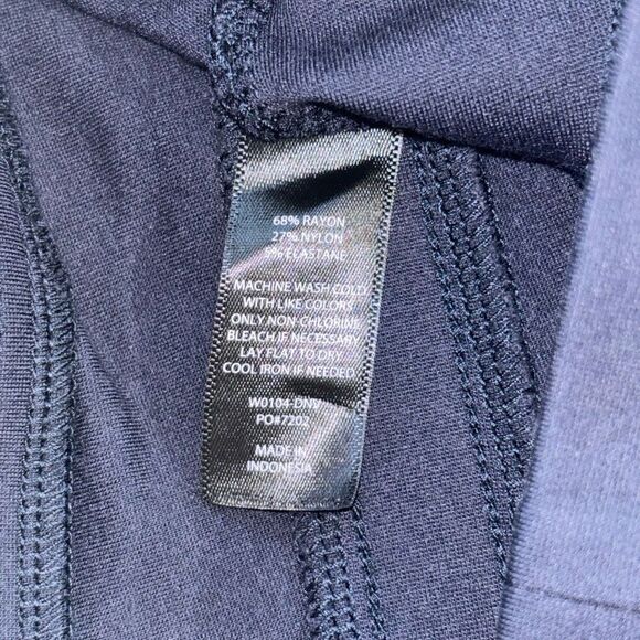 Betabrand Classic Dress Pant Yoga Pant Bootcut blue size small petite - Picture 7 of 11